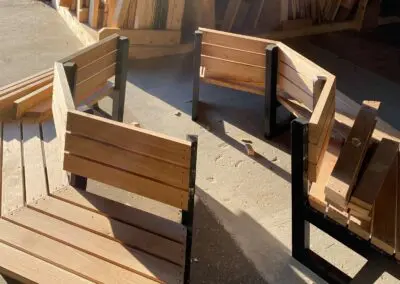 Havebænk på specialmål - Søgaard tømrer og snedker