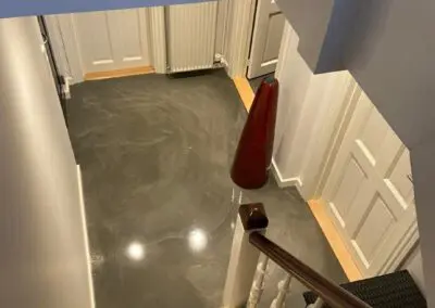 Kælderrenovering med ny trappe, gelænder mm.