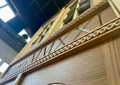 3 m. og 71 cm høj yderdør til Rudkøbing gamle skole