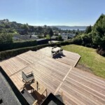 Træterrasse i flere niveauer Søgaard tømrer og snedker