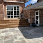 Træterrasse i flere niveauer Søgaard tømrer og snedker