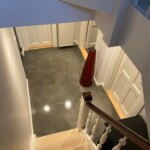 Kælderrenovering med ny trappe, gelænder mm.